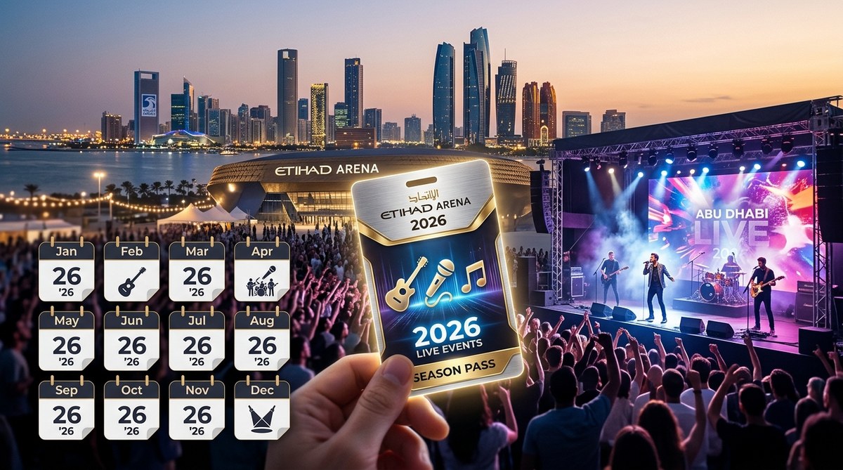 A Season Pass to Abu Dhabi’s Music Scene: Your 2026 Live Event Calendar