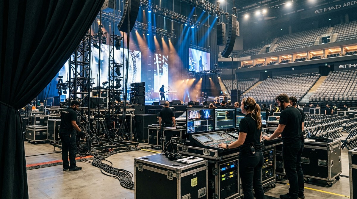 Behind the Curtain: What It Takes to Stage a Global Superstar Show in Abu Dhabi