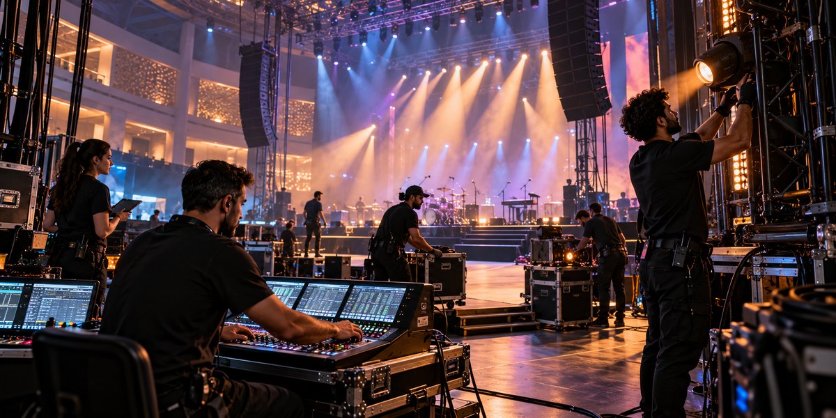 From Soundcheck to Spotlight: A Day in the Life of an Abu Dhabi Stage Crew